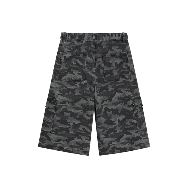 WOLF CODE Cargo Shorts Unisex Camouflage-1