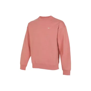 Nike As M Nk Solo Swsh Flc Crw Sweatshirt Men's Pink