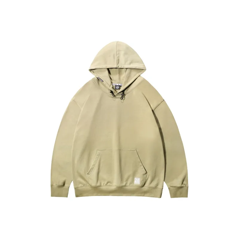 Muscle Dog Hooded Regular Sweatshirt Men's Green Khaki-0