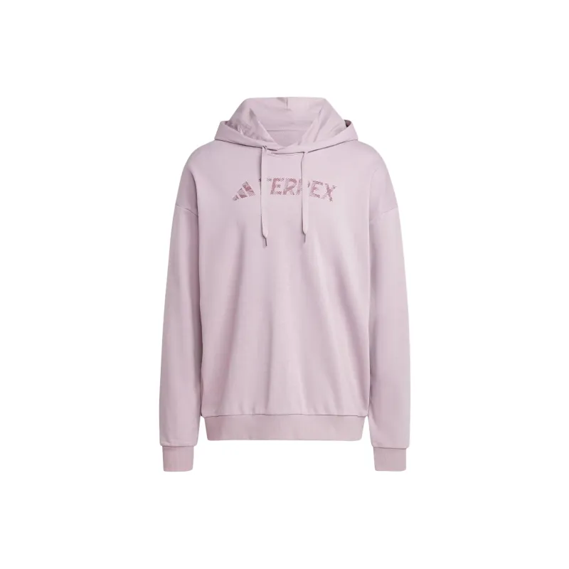 Adidas Terrex Large Logo Hoodie Sweatshirt Unisex Purple-0