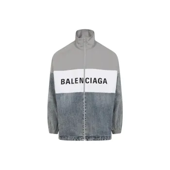 Balenciaga Logo printed Colour block Jacket