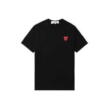 CDG Play T Shirts Men Black