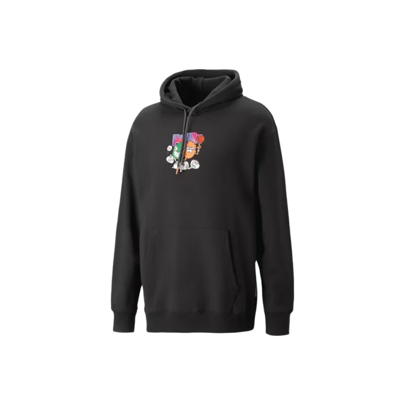 PUMA X 8enjamin Co branded Series Sweatshirts Men Black-0