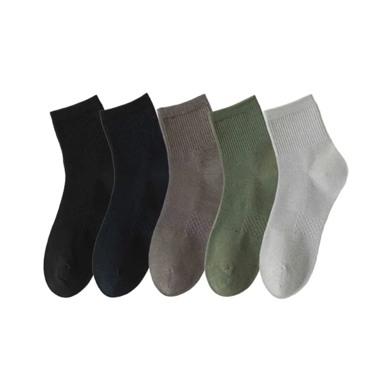 MIIOW Mid Calf Socks Women's 5 Pack-0