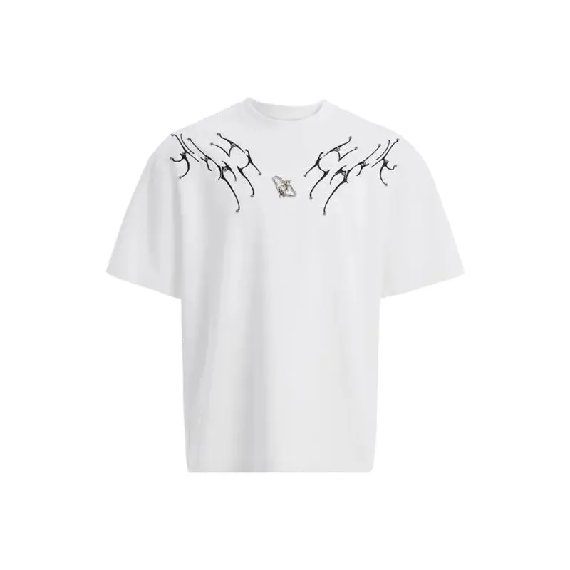 TESTUNG American Vintage Luxury Streetwear Trendy Loose Fit Versatile Short Sleeved T Shirts Unisex-9