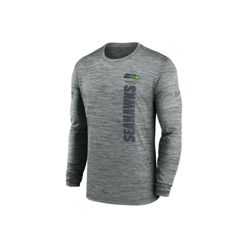 nike mercurial Seattle Seahawks Sideline Velocity Men's nike mercurial Dri FIT Nfl Long Sleeve T Shirt