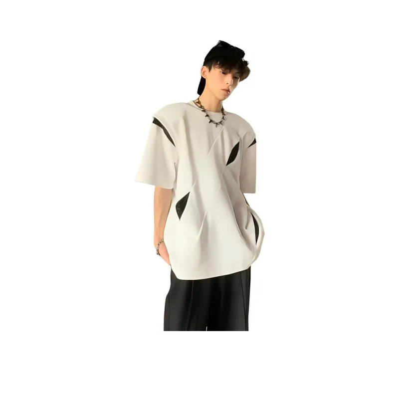 PAINT STAIN Classic Minimalist Style T Shirt Unisex-0