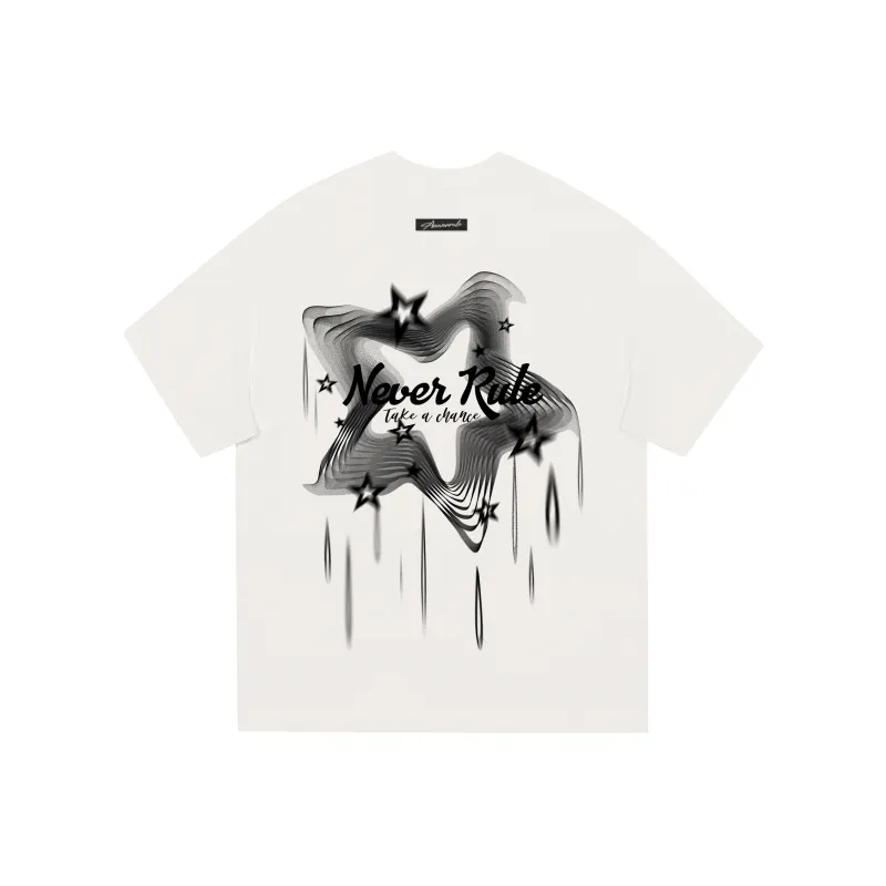 NEVER RULE Short Sleeved T Shirts Unisex-0