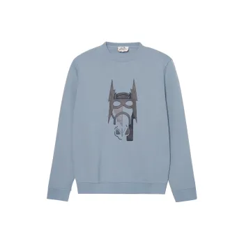 HERMES FW22 Sweatshirt Men's Haze Blue
