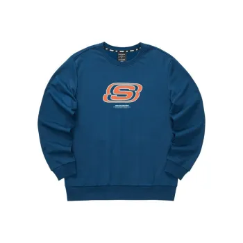 Skechers Colorful Sweatshirts Unisex Poseidon Blue