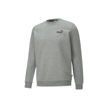 PUMA Essentials Small Logo Crew Neck Men's Sweatshirt Sweatshirt Men's Gray