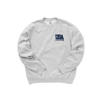 SPORTY & RICH Logo Detailed Crewneck T-shirt