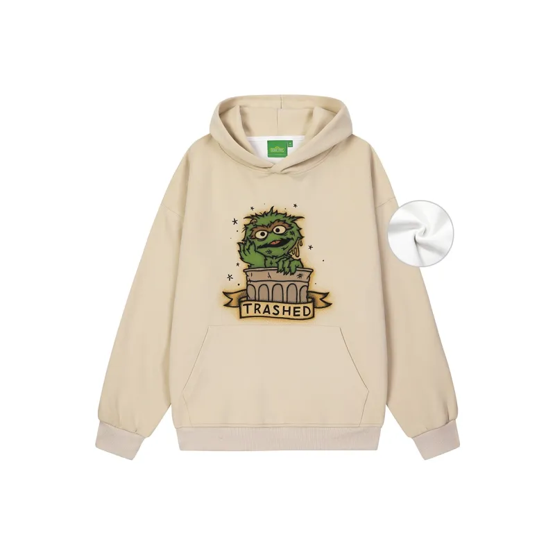 SESAME STREET Sweatshirt Thickened And Fleece Lined Unisex-0
