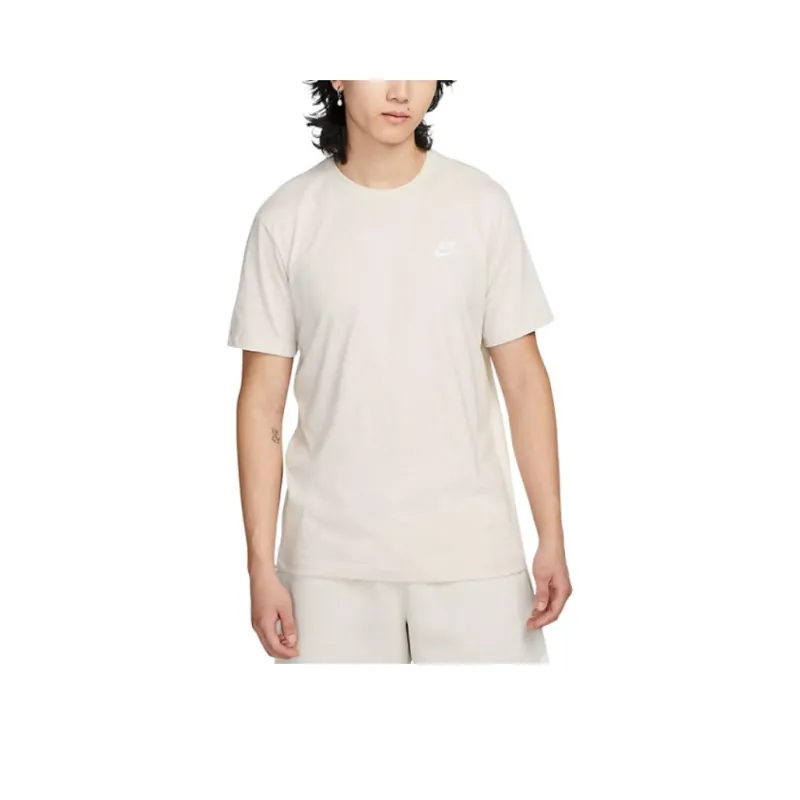 Nike T Shirts Men Beige-0