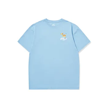Erke T Shirts Men Mist Essence Blue