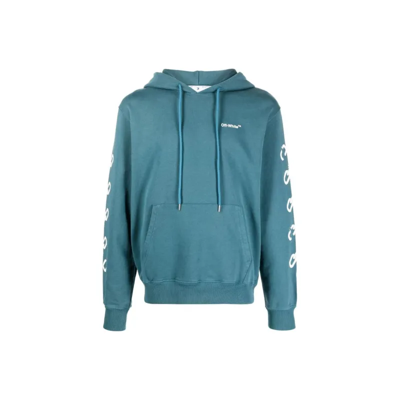 OFF WHITE Sweatshirts Men Blue-0