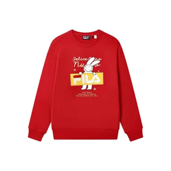 FILA CNY X Buer Rabbit Sweatshirts Unisex Red