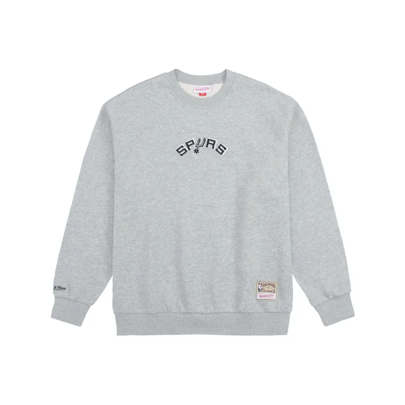 Mitchell Ness Sweatshirts Unisex Gray-0