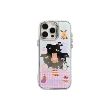 Wei Xin Acrylic Material Mirror Finish Jellycat Phone Cases Compatible With IPhone 16/15 Pro Max/Apple 13/14 Pro/Max