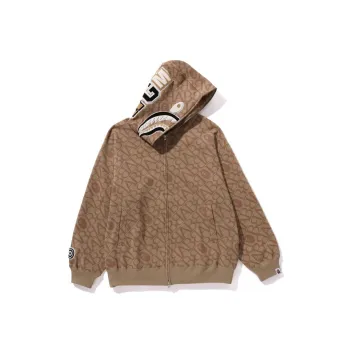 A BATHING APE Sport Monogram Shark Hoodie