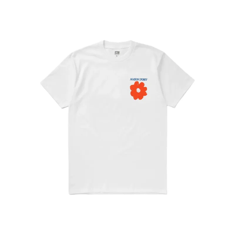Obey T-Shirts Men White-0