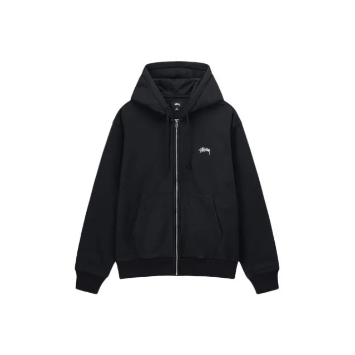 Stussy Stock Logo Zip Hoodie-2