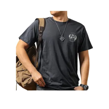 Seasonal Words T-Shirt Men's Dark Gray