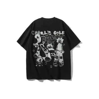 CHARLIE GOLF T Shirt Unisex Black