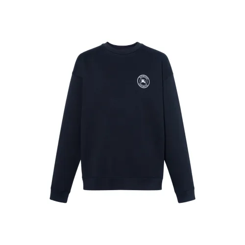 Burberry Embroidered Logo Cotton Sweatshirt