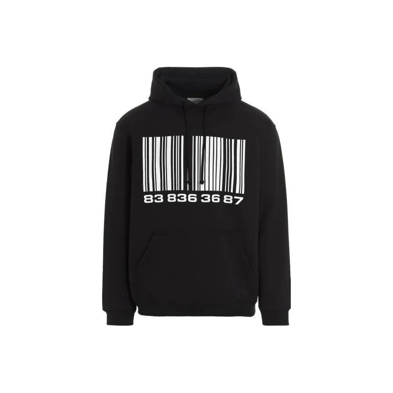 VTMNTS Barcode Printed Drawstring Hoodie-0