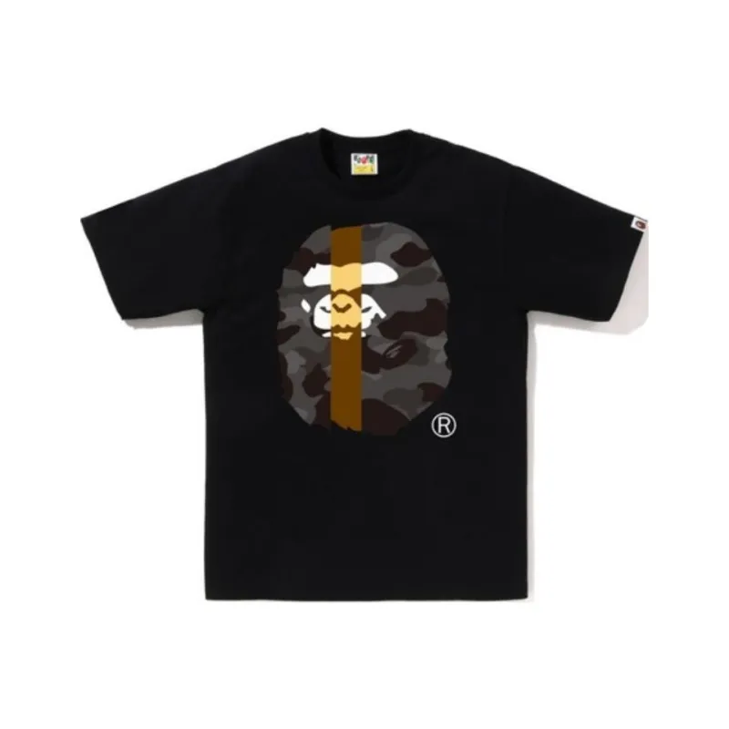 A BATHING APE Color Camo Transform Big Ape Head Tee-4