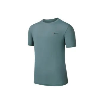 Erke T Shirt Men's Stone Yu Blue