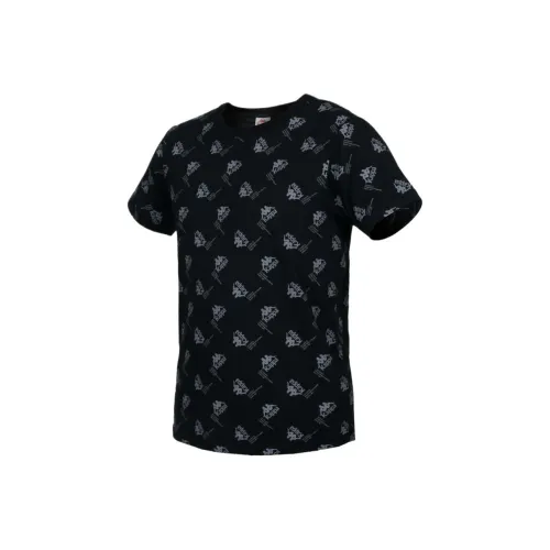 Kappa T-Shirts Men Black Gray