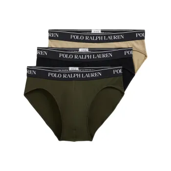 Polo Ralph Lauren Logo waistband Briefs Pack Of Three