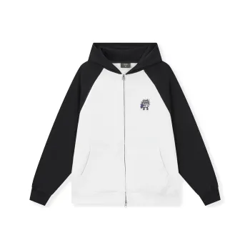 CONKLAB Hooded Loose Fit Cardigan Sweatshirt Unisex