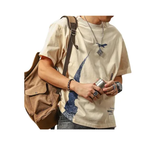 Seasonal Words T Shirt Men's Apricot