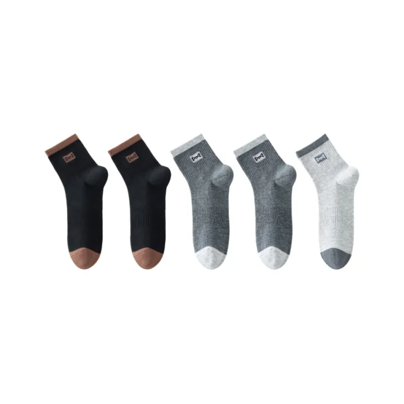 MIIOW Trend Party Series Mid Calf Socks Unisex 5 Pack-10
