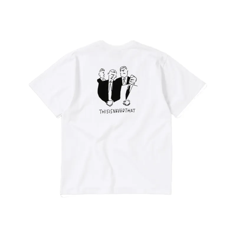 Thisisneverthat Long Field Collaboration T Shirts Unisex White-0