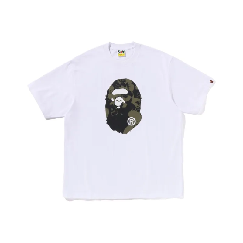 Bape X Clot Camo Ape Head T Shirt-4