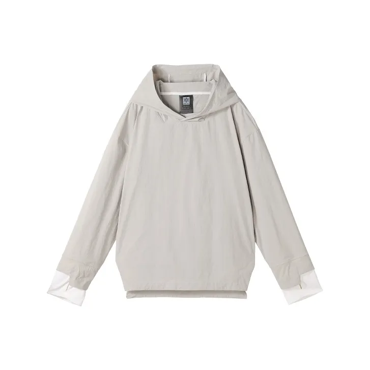 NORVINCY Solid Color Hoodie Sweatshirt With Mask Unisex-2