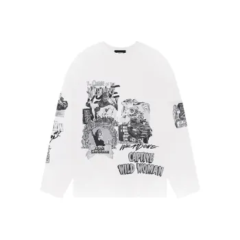WE11DONE SS23 Sweatshirt Unisex White