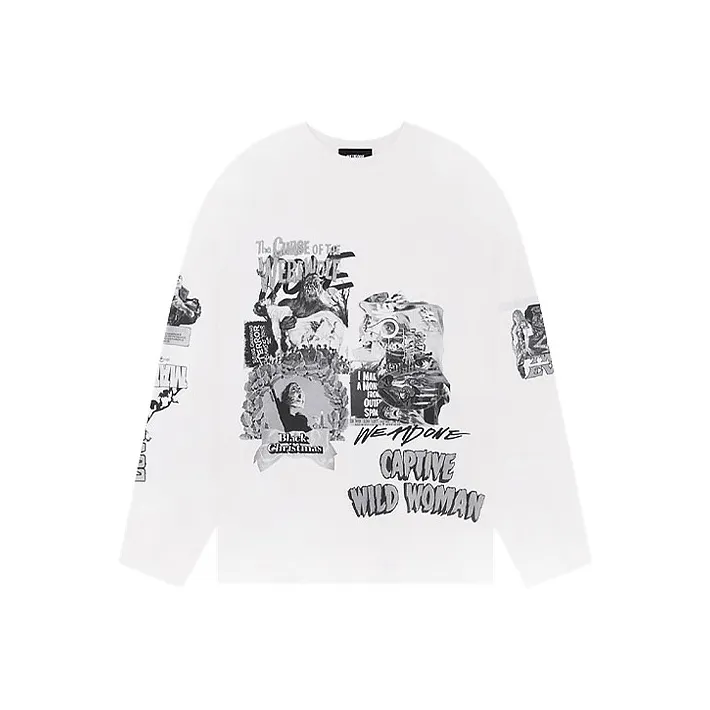 WE11DONE SS23 Sweatshirt Unisex White-0