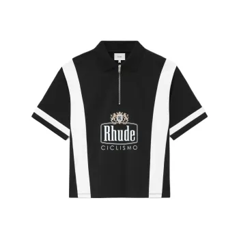 RHUDE FW24 T-Shirt Men Black & Cream