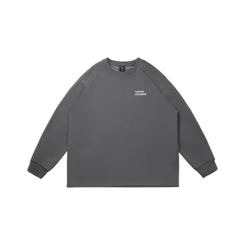 WAYNEXZAVIER Spring Fall Crew Neck Loose Fit Regular Sweatshirt Unisex