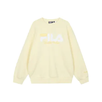 FILA Sweatshirts Unisex Wheat Straw Yellow