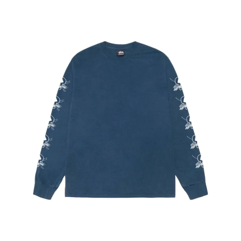 Stussy Foils L/S Pigment Dyed Tee-4