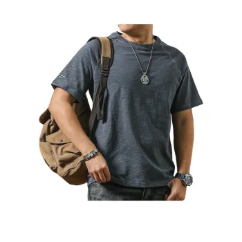 Seasonal Words T-Shirt Men's Blue