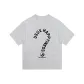Heather Gray with Black Print