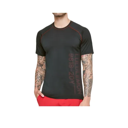 Lululemon Metal Vent Tech T-Shirt Men's Red Black