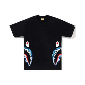 A BATHING APE Abc Camo Side Shark Tee